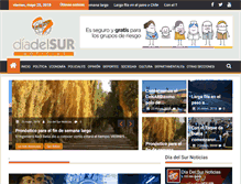 Tablet Screenshot of diadelsur.com